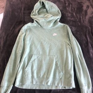 Nike Cowl Hoodie - Green - Large - Worn Twice